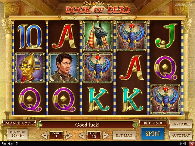 Book of Dead at Cybet Casino